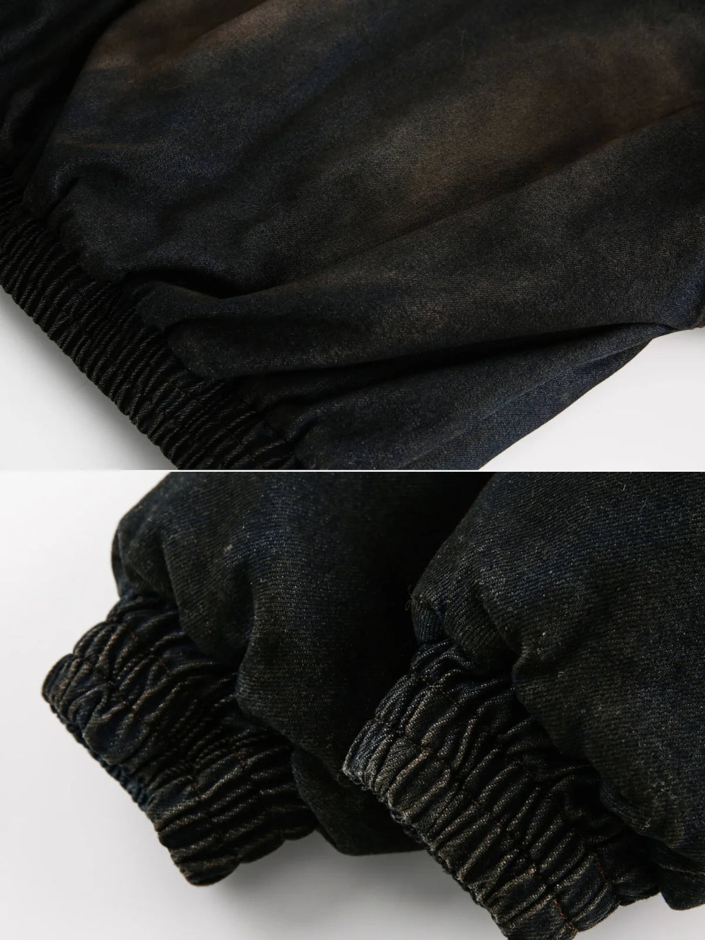 Kurtka jeansowa z kapturem i futerkiem zimowa ocieplana