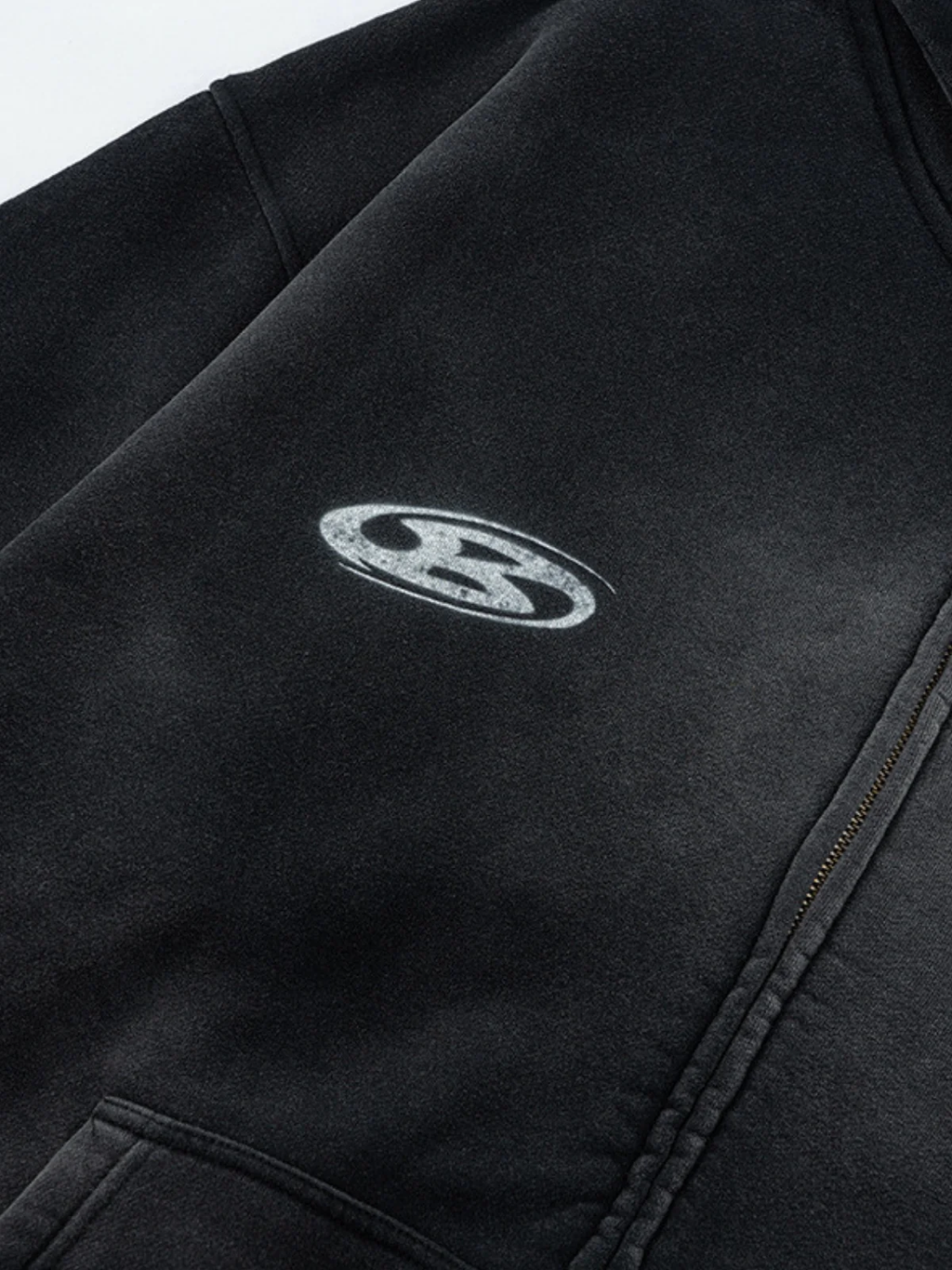 Bluza z kapturem „Pursuit of Adventure & Truth” – Oversize na zamek