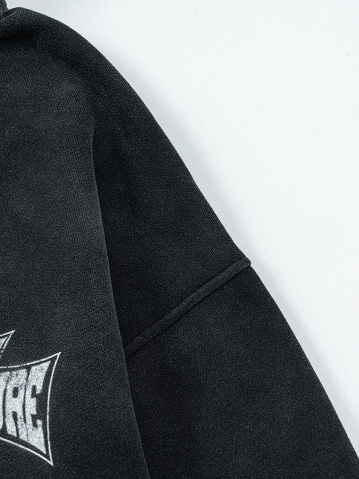 Bluza z kapturem „Pursuit of Adventure & Truth” – Oversize na zamek