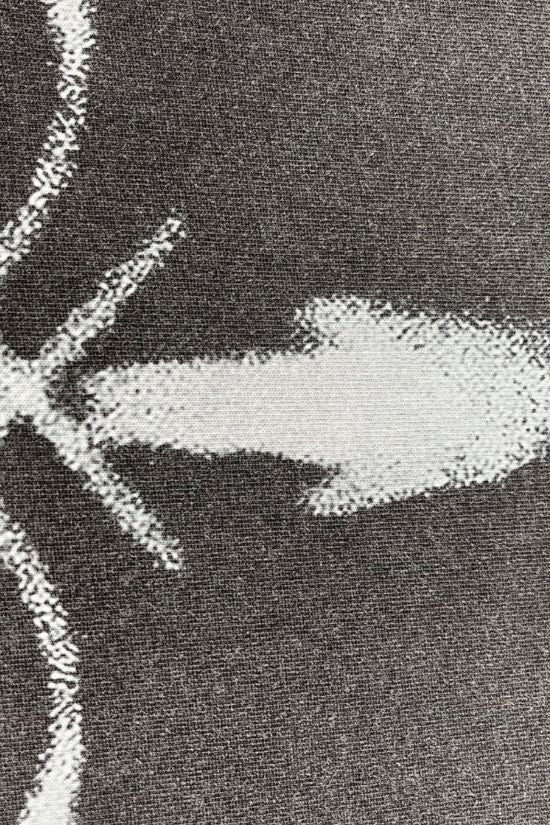 Koszulka oversize z nadrukiem tribal z długim rękawem